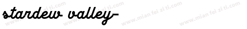 stardew valley字体转换